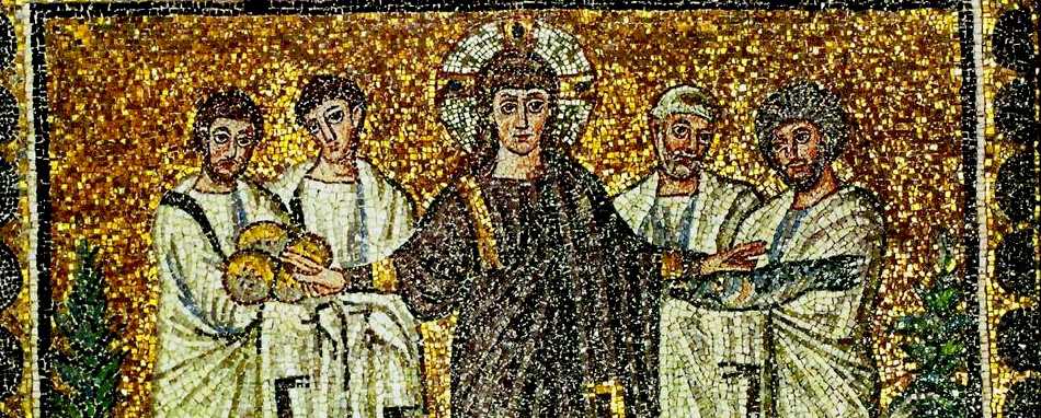 Mosaico pane e pesci